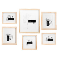 6 Piece Slim Box Frame Gallery Wall Set